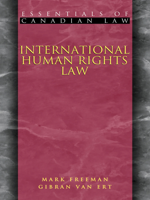 Title details for International Human Rights Law by Mark Freeman - Available
